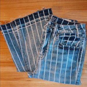 High rise Striped trousers